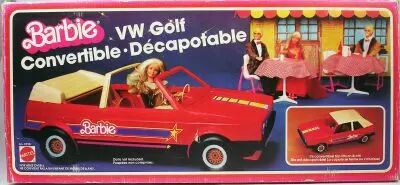 Barbie - VW Golf Convertible D�capotable - Mattel 1981 (ref.8298)