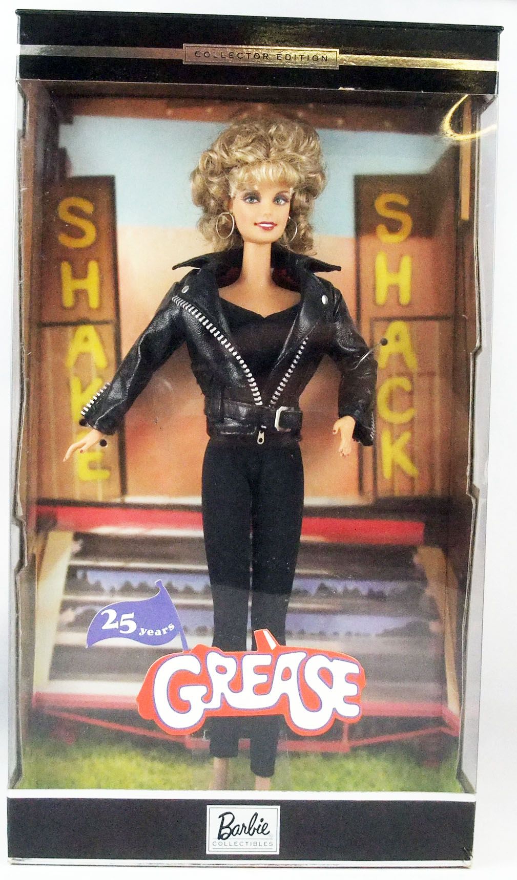 Barbie - Grease's Sandy Olson (Olivia Newton-John) in leather Mattel 2003 (ref.B2510)
