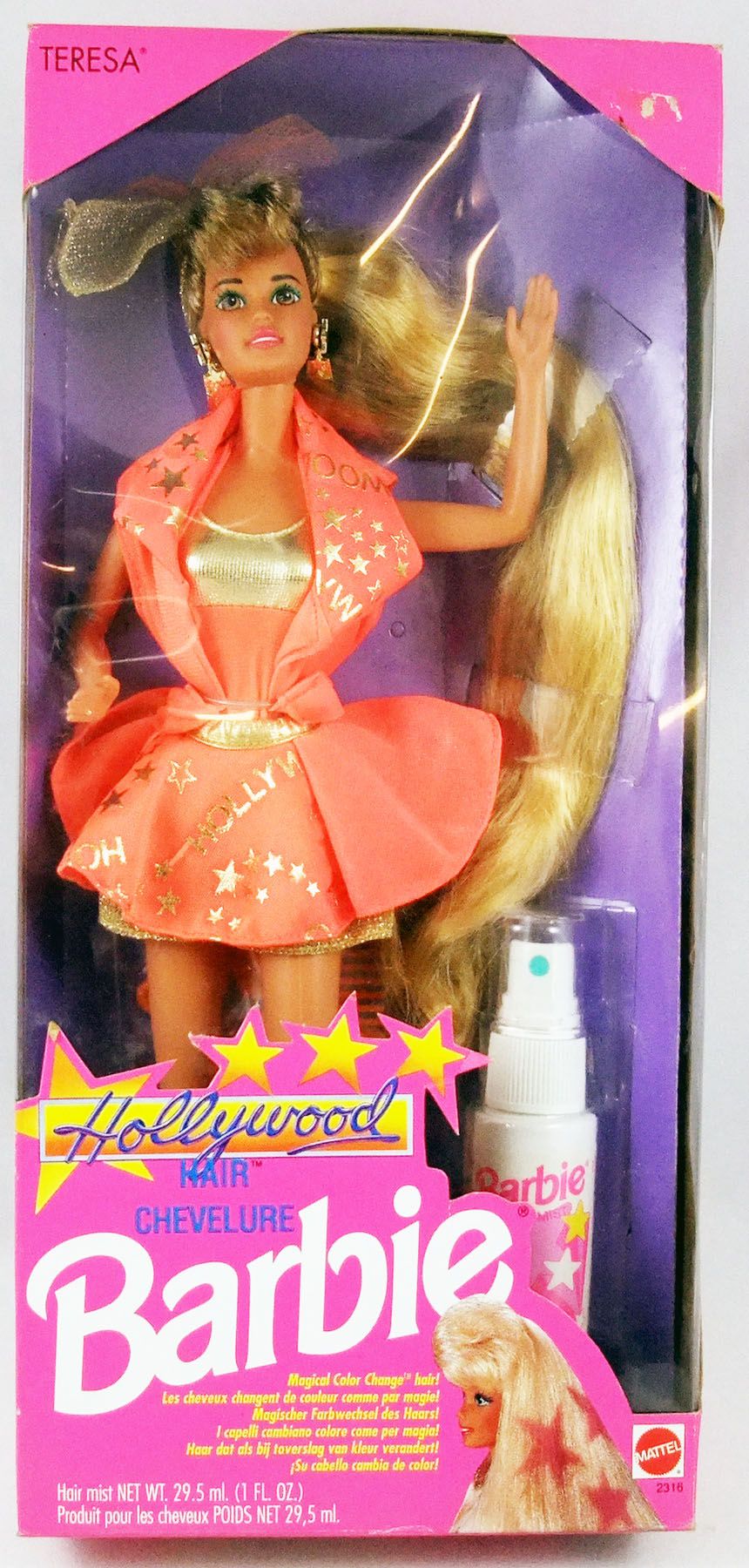 Welkom Vooruitzicht Verduisteren Barbie Hollywood Hair - Teresa - Mattel 1992 (ref. 2316)