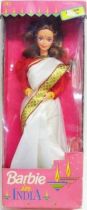 Barbie in India (White Sari) - LEO Mattel 1993 (no ref.)
