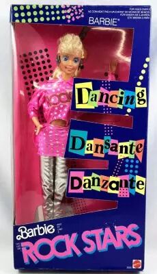 Barbie Rock Stars - Barbie Dansante - Mattel 1986 (ref.3055)