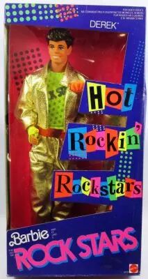Barbie Rock Stars - Derek Hot Rockin\' Fun - Mattel 1986 (ref.3173)