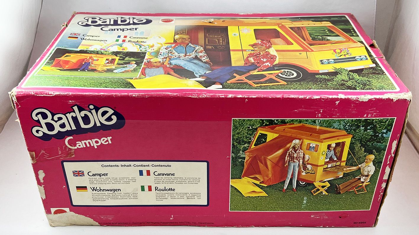 Barbie - mega camping-car, poupees