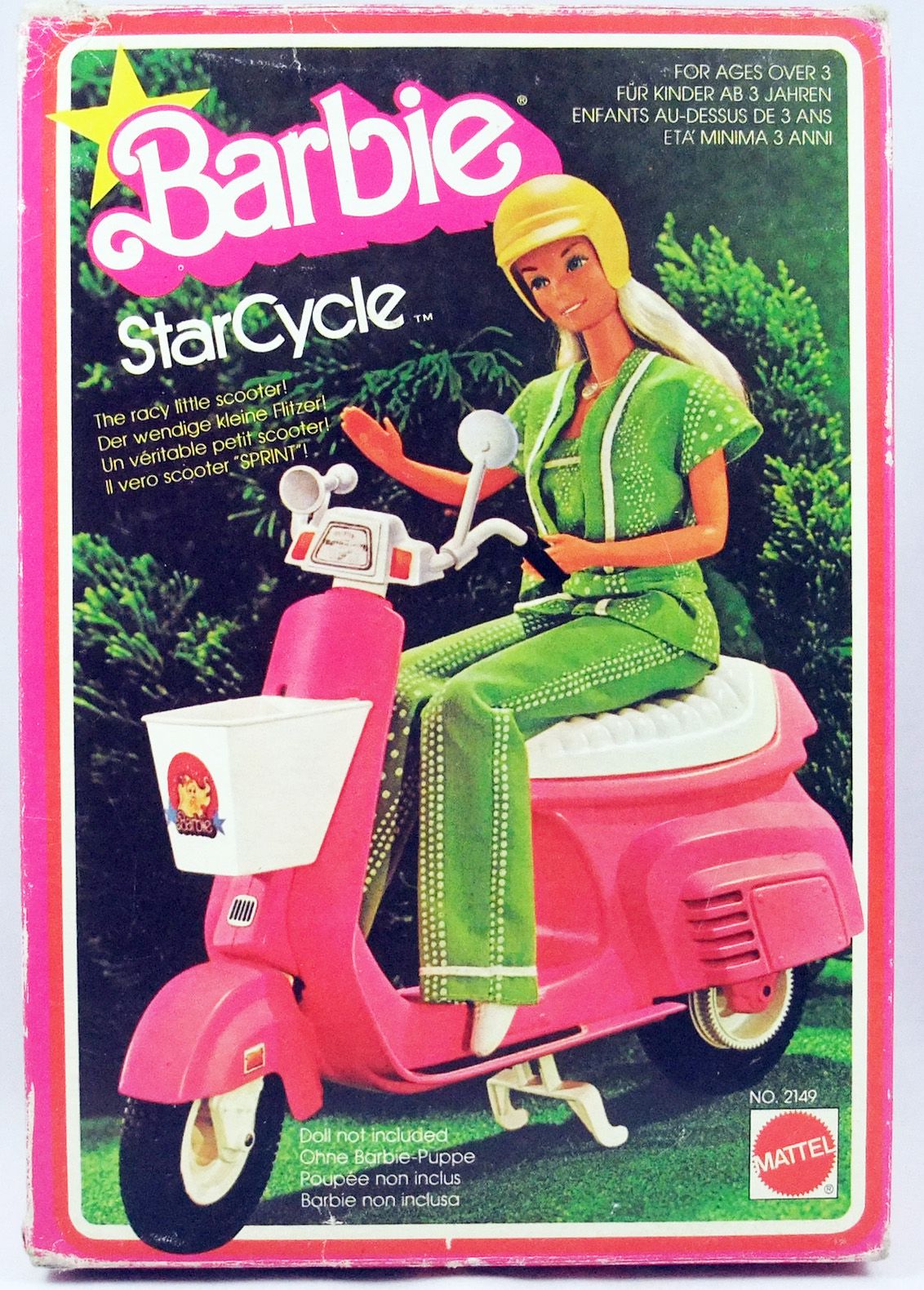 Aanval browser hebben Barbie - Barbie's StarCycle scooter - Mattel 1978 (ref.2149)
