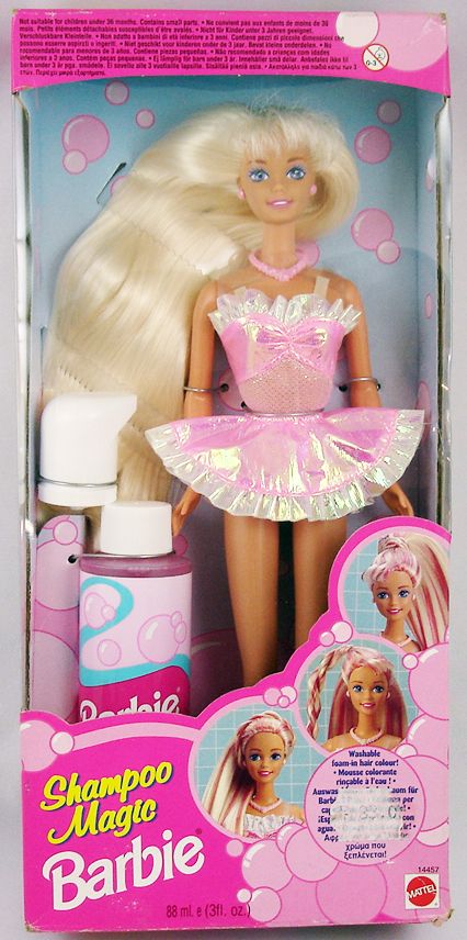 Nrfb Shampoo Magic Barbie Puppe 15098 Mattel Vintage 1995 unbespielt 