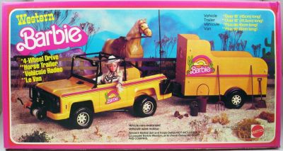 voiture cheval barbie