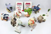 Barnyard Commandos - Playmates 1989 - Complete set of 8 Series 1 figures (loose)