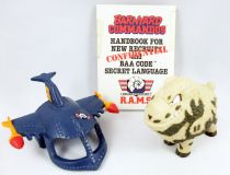 Barnyard Commandos - Playmates 1989 - Complete set of 8 Series 1 figures (loose)