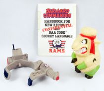 Barnyard Commandos - Playmates 1989 - Complete set of 8 Series 1 figures (loose)