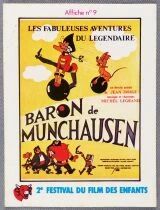 Baron de Munchausen  - Vache qui Rit Sticker - Movie Poster Animated Movie Jean Image