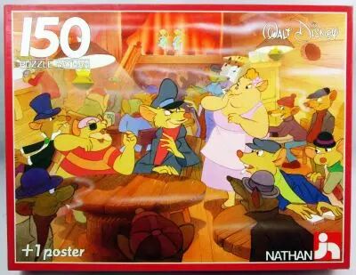 Basil, D�tective Priv� - Puzzle 150 pi�ces \ La Taverne\  -  Nathan 1987 (ref.555703)
