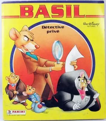 Basil Detective Priv� - Album Collecteur de vignettes Panini 1986