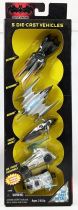 Batman & Robin (1997) - Kenner - Set of 5 die-cast vehicles : Batmobile, Bathammer, Redbird, Freezer Mobile, Mr. Freeze Thugmobi