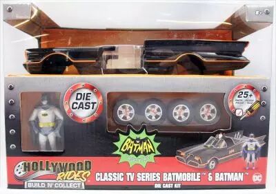 Batman (Classic TV Series) - Jada - Build N\' Collect Batmobile metal 1:24�me avec figurine Batman