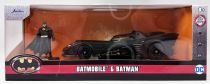 Batman \ le film\  (1989) - Jada - Batmobile metal 1:32ème avec figurine Batman