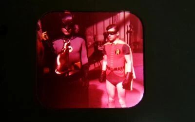 Batman 60\'s Tv S�ries - 3 x View-Master Discs Set Loose Ref. BB 492-F