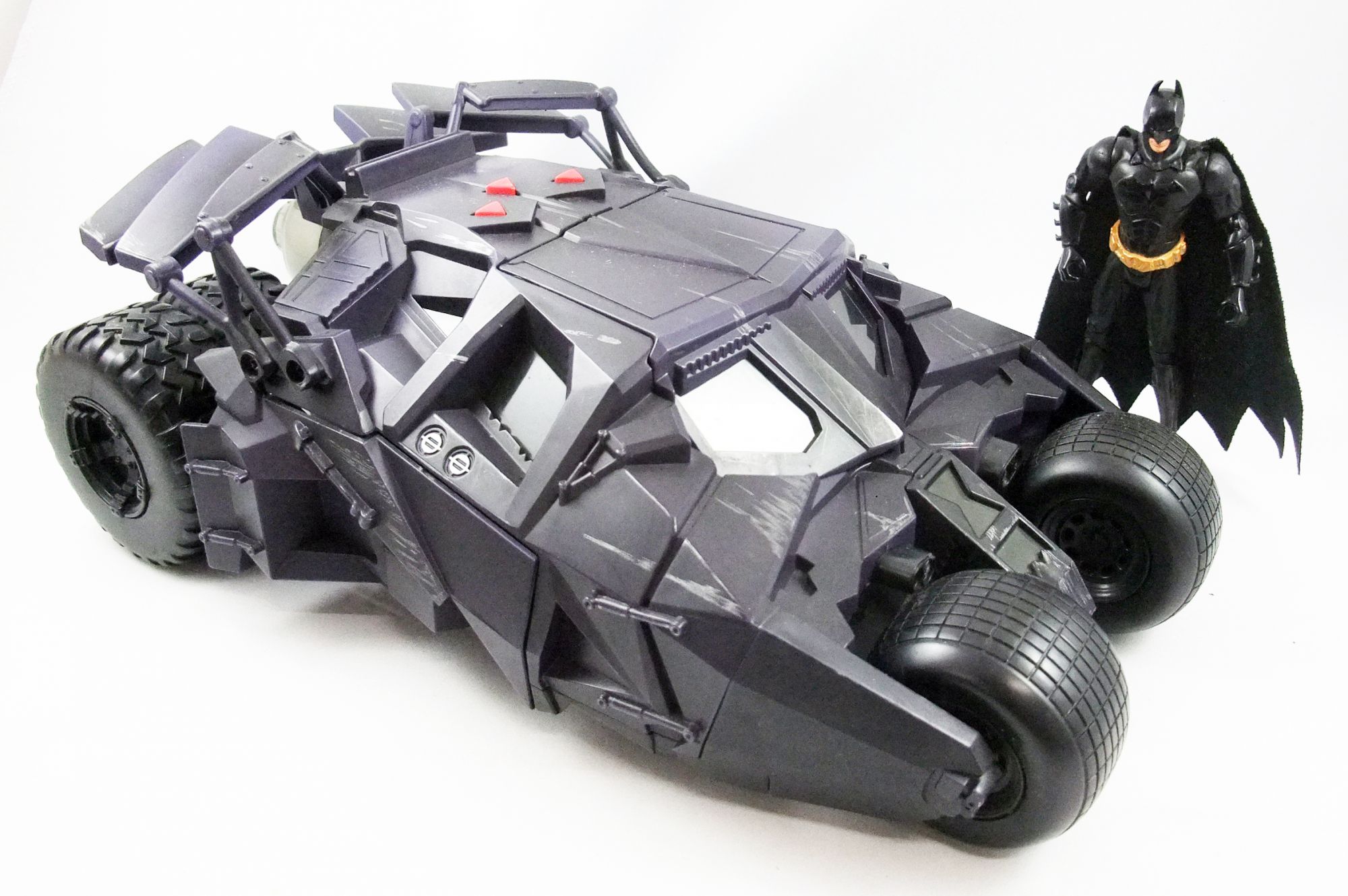 Batman Begins - Light & Sound Tumbler Batmobile (loose) - Mattel 2005