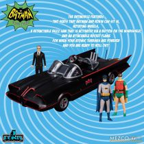 Batman Classic 1966 TV Series - Mezco - 5 Points Deluxe boxed set figures with Batmobile & Batcave