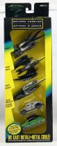 Batman Forever - Kenner 1995 - Set de 5 vehicules métal : Batmobile, Batboat, Batwing, Riddler Car, Two-Face Armored Car