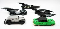 Batman Forever - Set of 5 die-cast vehicles : Batmobile, Batboat, Batwing, Riddler Car, Two-Face Armored Car