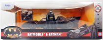 Batman le Film (1989) - Jada - Batmobile metal 1:24ème avec figurine Batman