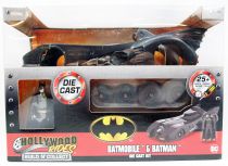 Batman le film (1989) - Jada - Build N\' Collect Batmobile metal 1:24ème avec figurine Batman