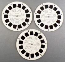 Batman S&eacute;rie Tv Ann&eacute;es 60 - 3 Disques View-Master 3D sans Pochette R&eacute;f. BB 492-F