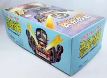 Battery Operated Tin Robot - Space Evil Robot (Metal House Bliking)