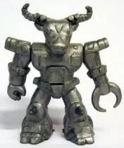 Battle Beasts - #10 Roamin\\\' Buffalo \\\'\\\'silver monochrome\\\'\\\' (loose without weapon)