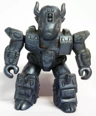 Battle Beasts - #25 Bloodthirsty Bison \'\'metallic blue monochrome\'\' (loose without weapon)