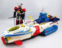 Battle Fever J - Battle Fever & Battle Shark DX - Diecast Robot & Vehicle - Popy (loose)