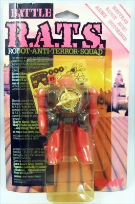 WORKING 1983 Tomy R.A.T.S. Robot GRAPPLOR Vehicle Vintage 80s Made in