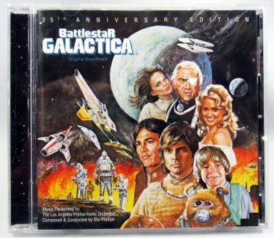 Battlestar Galactica - Bande Originale par Stu Philipps \ 25th Anniversary Edition\  - Compact Disc CD - Geffen Records 2003