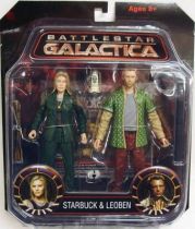 Battlestar Galactica - Diamond Select figures - Kara \'\'Starbuck\'\' Thrace & Leoben \'\'Two\'\' Conoy