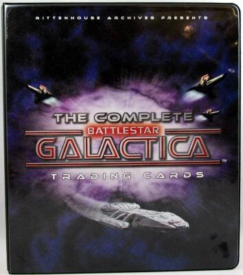 Battlestar Galactica (1978) - Set complet de 111 Trading Cards avec classeur - Ritten House 2004
