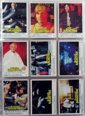 Battlestar Galactica (1978) - Set complet de 132 Trading Cards Topps