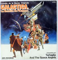 Battlestar Galactica, La Bataille de l\'Espace (Bande Originale) - Disque 45T - MCA Records 1978