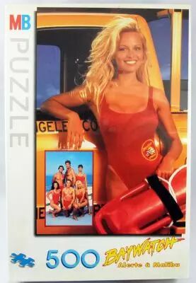 Baywatch - MB 500 pieces Jigsaw Puzzle - C.J. Parker (Pamela Anderson)