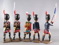 BBR 002 CBG Mignot - Figurine Plomb 50mm - Boite de 5 Gendarmes d\'Elite