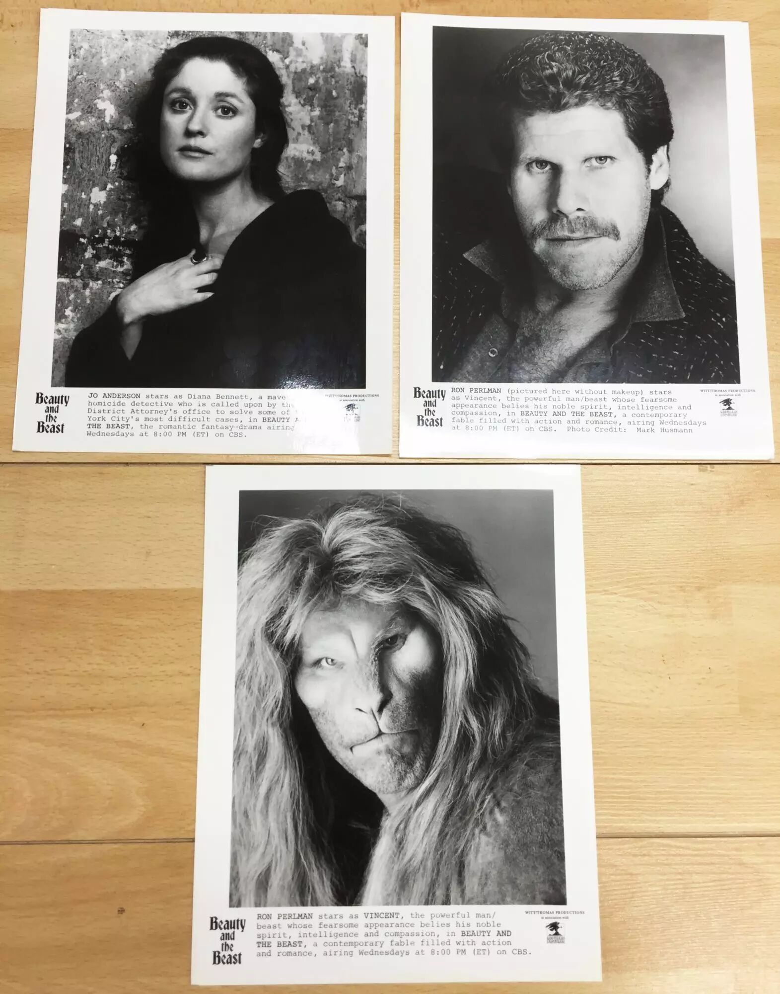 Beauty and The Beast (TV 1987) Press Kit, Photos, Slides, Productions