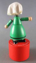 Becassine -  Vilac - 4\  Wood Push Puppet Figure 