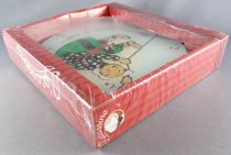 (Bécassine - Alann Marks - Quartz Glass Wall Clock Becassine Take her Time Mint in Box