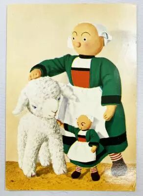 B�cassine - Carte Postale Francesca (1967) - #614 Une caresse au petit mouton