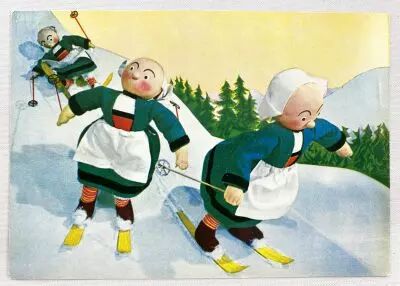 B�cassine - Carte Postale Francesca (1967) - #615 B�cassine aux sport d\'hiver
