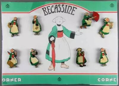 Becassine - Corner - 8 Pins M�tal