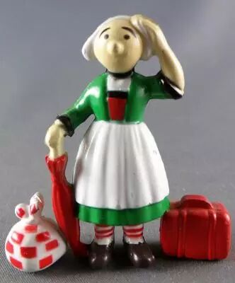 B�cassine - Figurine Plastique Minerve - B�cassine bagages aux pieds