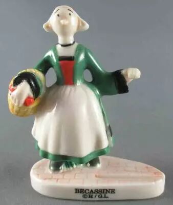 B�cassine - Figurine Porcelaine - B�cassine porte-photo