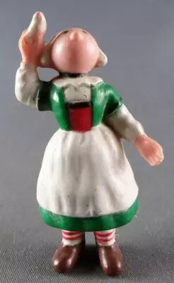 B�cassine - Figurine pvc Minerve - Becassine Agitant un Mouchoir