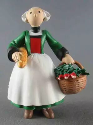 B�cassine - Figurine PVC Plastoy - B�cassine au march�