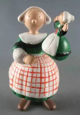 B�cassine - Figurine PVC Plastoy - B�cassine avec marionnette